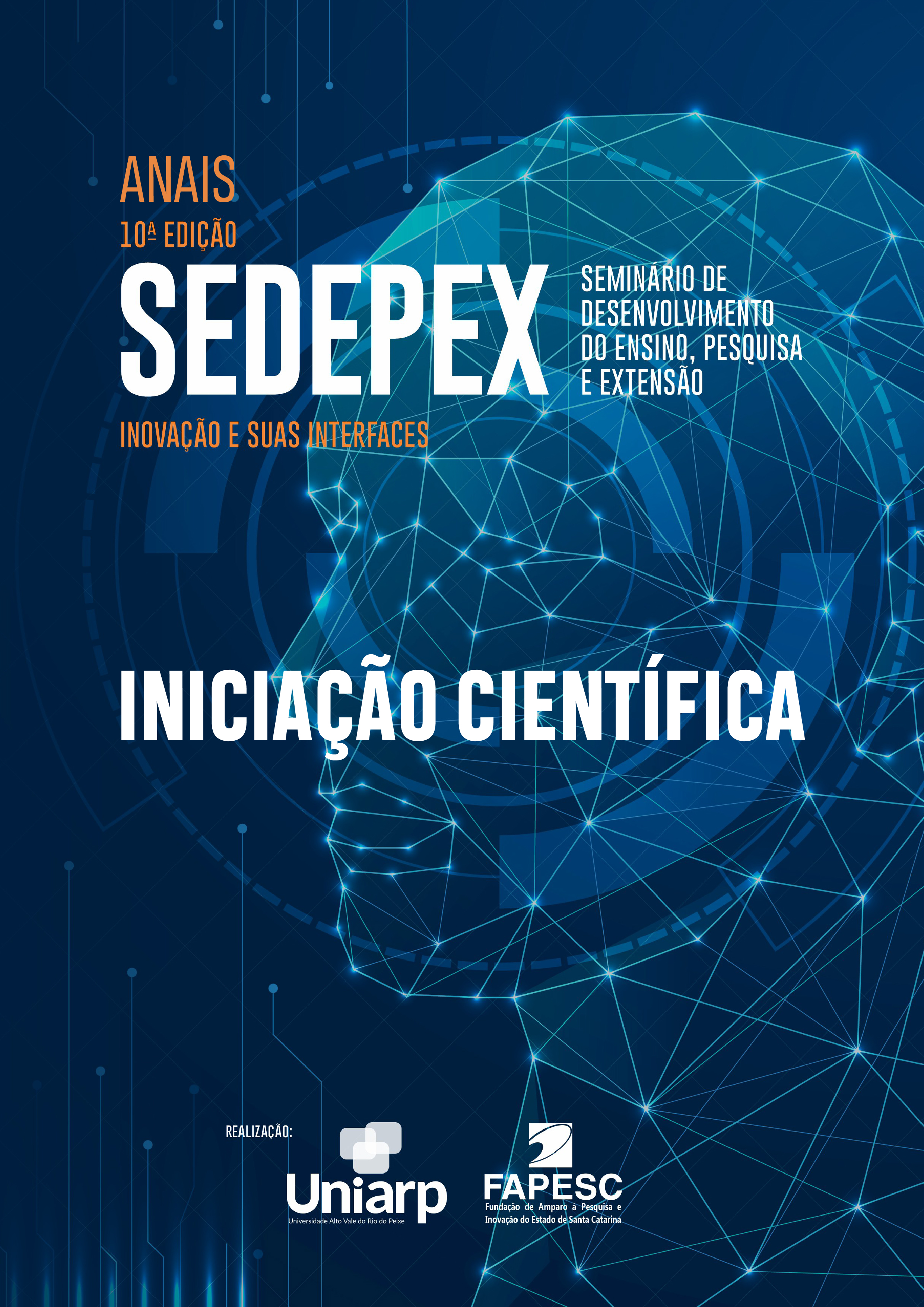 Capa Iniciação Científica Sedepex